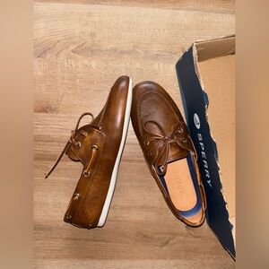 Sperry Leather Top-Sider Boat Shoes, Brand New, Never Worn